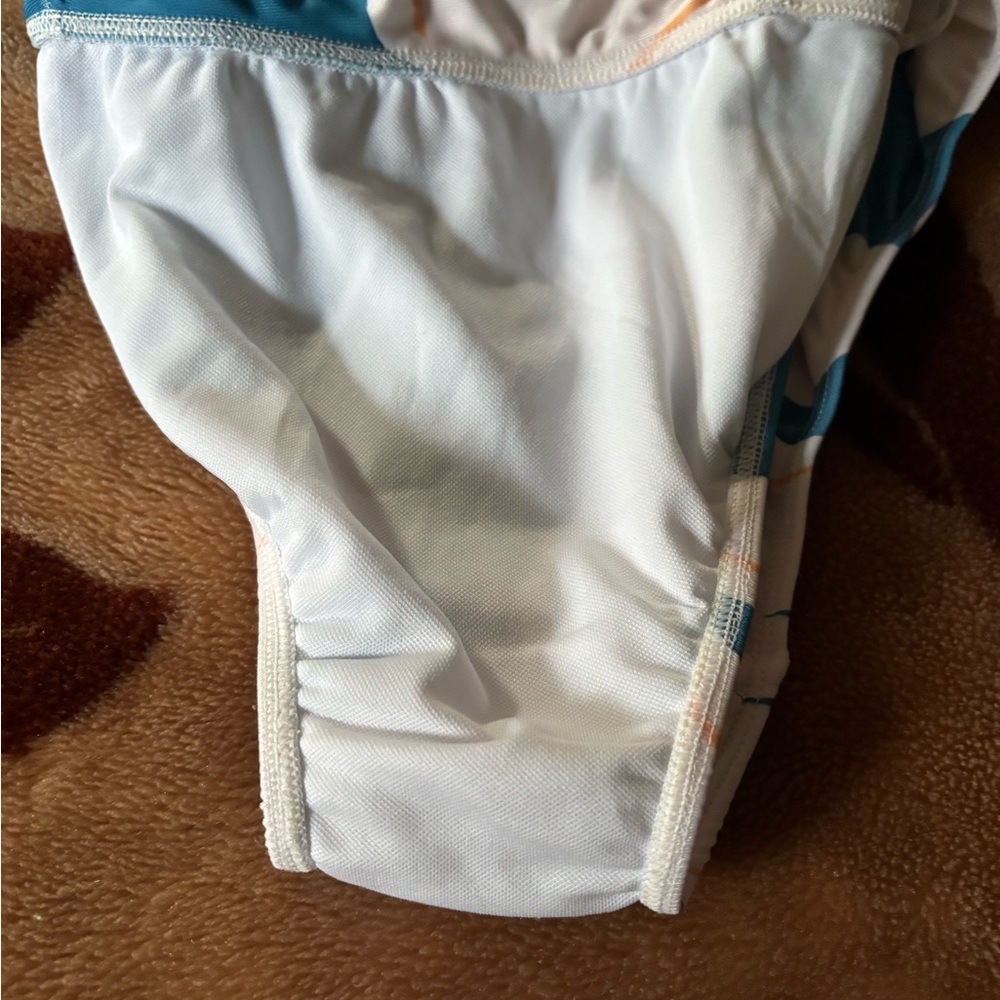 Floral Blue and White Tankini - Picture 6 of 12